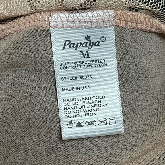 Papaya Sheer Blouse Blush M - Picture 5 of 5